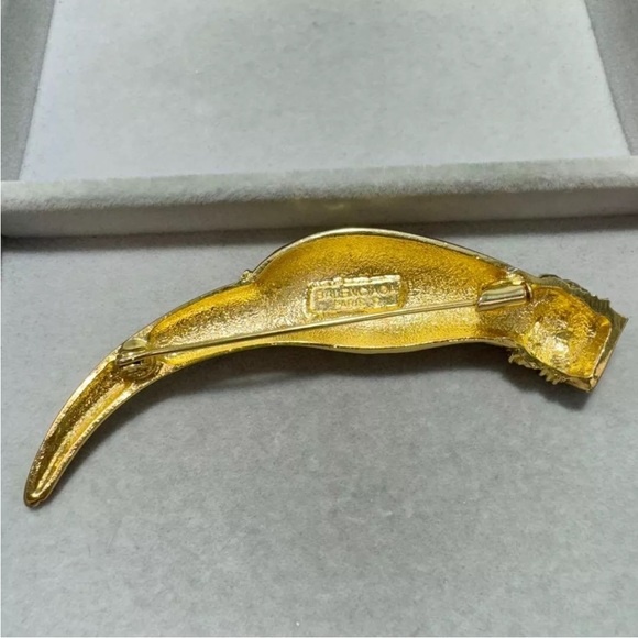 Balenciaga Vintage Gold Bird Brooch - Picture 5 of 10
